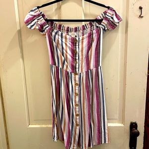 Aeropostale off the shoulder summer dress